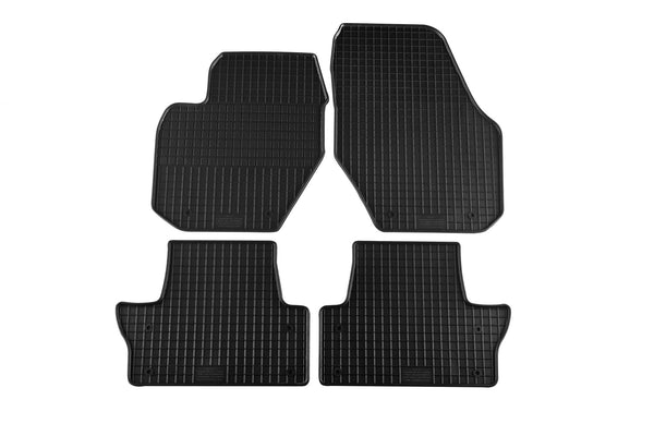 Covorașe din cauciuc Petex pentru Volvo S60 (2010-2018), 4 bucăți, negru