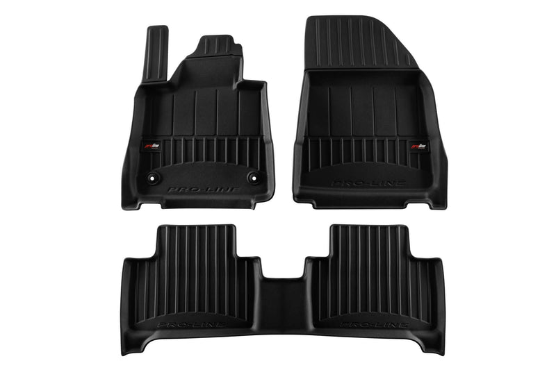 Frogum tălpi interioare din cauciuc 3D pentru Volvo EX30 (2023+), 3 bucăți, negru