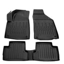3D гумени стелки Stingray за Jeep Cherokee (KL) (2013+), 5 части, черни