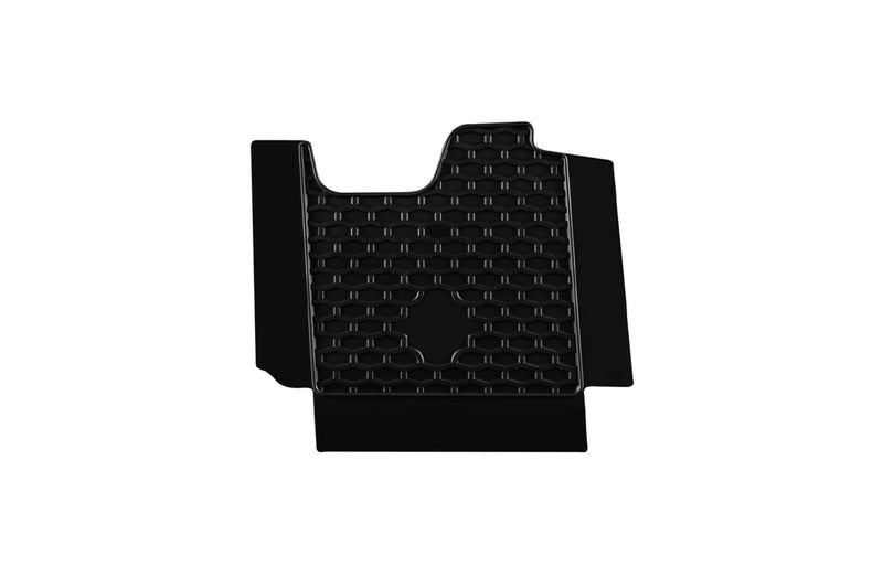 Covorașe de cauciuc Gumarny Zubri pentru Peugeot Expert (2016+) - cu găuri ovale, 3 părți, negru