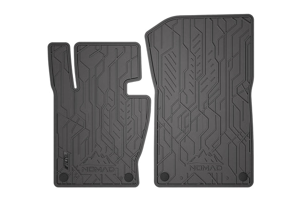 Предни гумени стелки NOMAD за BMW X3 E83 (2003–2010), 2 части, черни