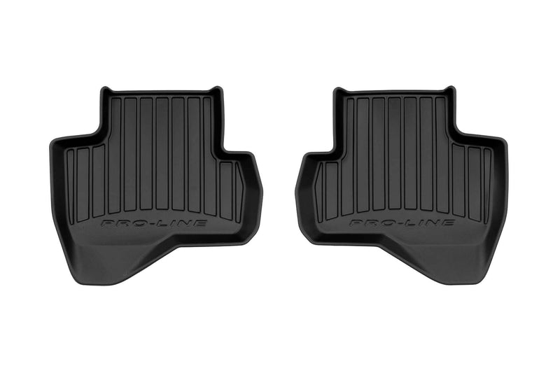 3D Гумени стелки Frogum за Peugeot 107 (2005–2014), 4 части, черни