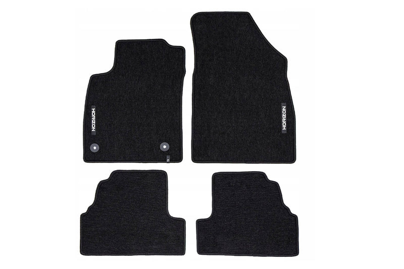 Мокетни стелки Frogum Horizon за Chevrolet Trax (2012–2019) – 4 части, черни