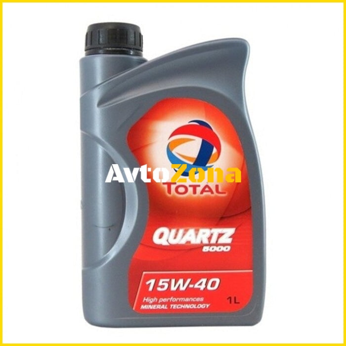 Масло TOTAL-15W40-QUARTZ 5000 -1л. - Avtozona