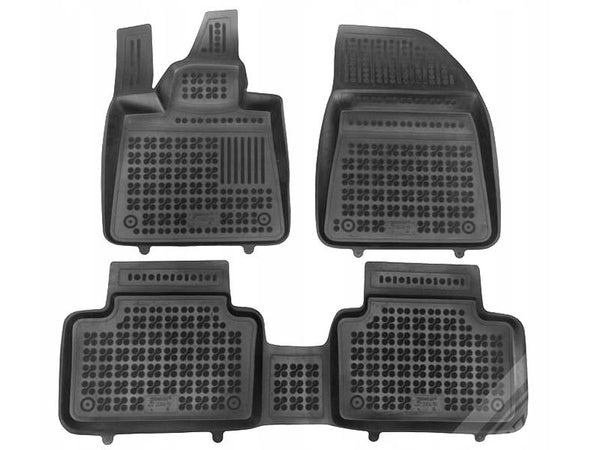 Covorașe din cauciuc Rezaw-Plast pentru Volvo EX30 (2023+), 3 bucăți, negru