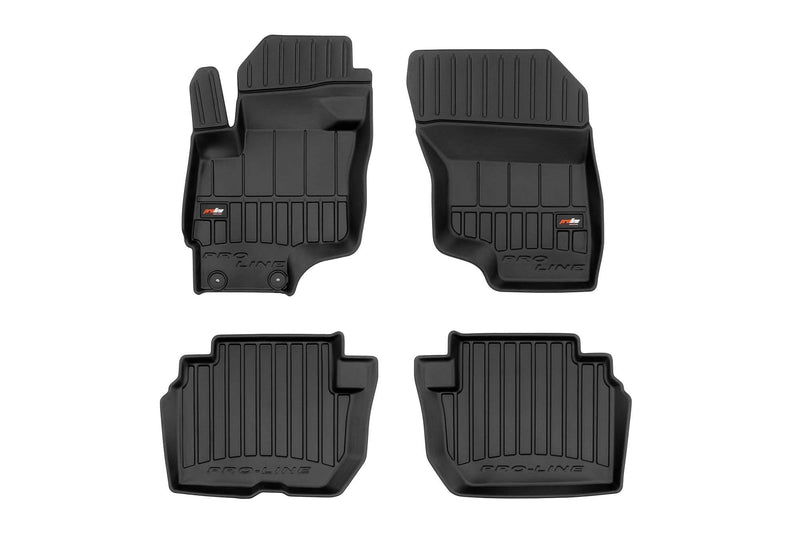 3D Гумени стелки Frogum за Mitsubishi Outlander Hybrid (2014–2019), 4 части, черни