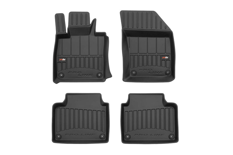 3D гумени стелки Frogum за Volvo S90 (2016+), комплект 4 части, черни