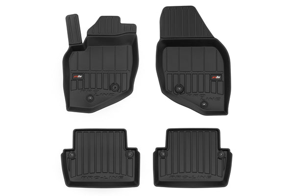 3D гумени стелки Frogum за Volvo XC70 (2000–2007) – 4 броя, черни