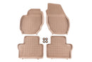 Гумени стелки Rezaw-Plast за Volvo XC70 (2007–2016) – 4 части, бежови