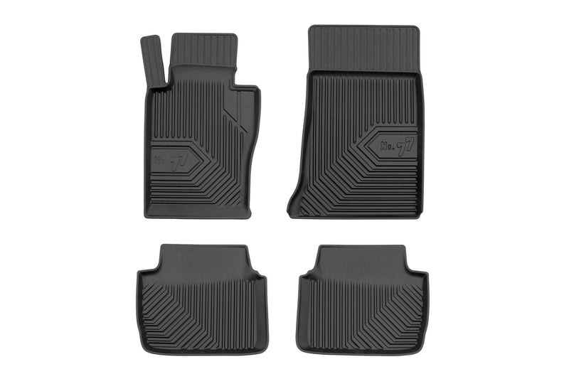 2.5D Гумени стелки Frogum №77 за BMW Серия 3 E46 xDrive (1998–2005) – 4 части, черни