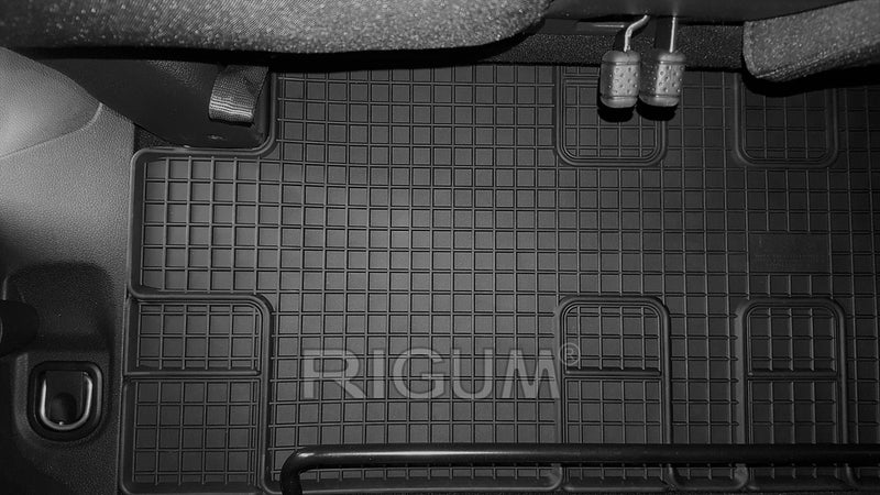 Covorașe din cauciuc Rigum pentru Peugeot Expert (2016+), al treilea rând, 1 parte, negru