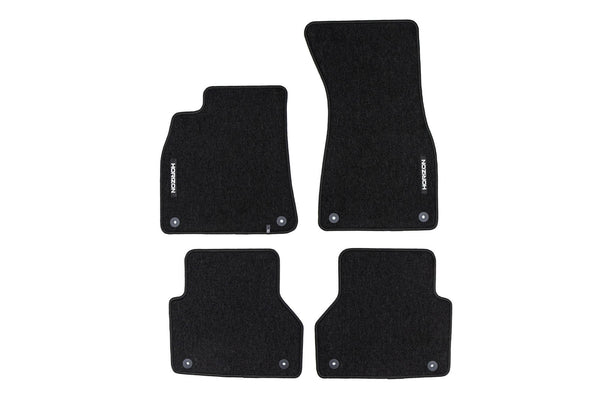 Мокетни стелки Frogum Horizon за Audi A7 Sportback (2018+), 4 части, черни