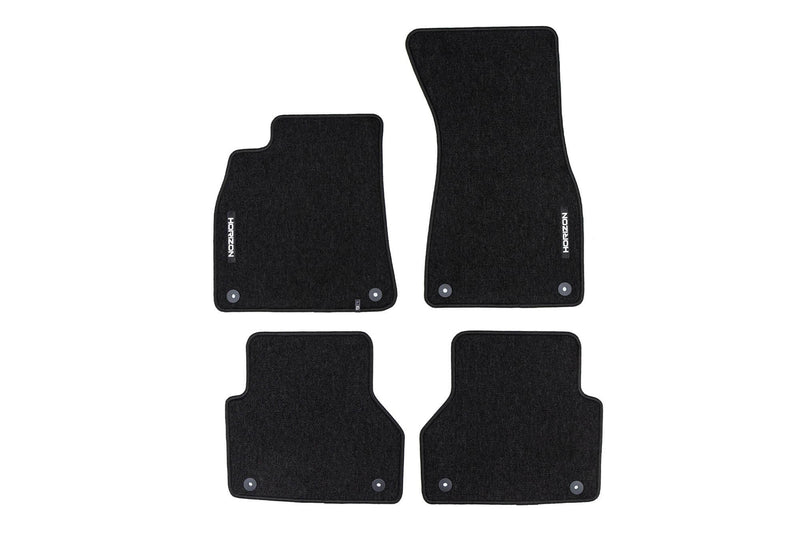 Мокетни стелки Frogum Horizon за Audi A7 Sportback (2018+), 4 части, черни