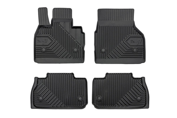 2.5D Гумени стелки Frogum №77 за BMW iX (2021+) 4 части черни