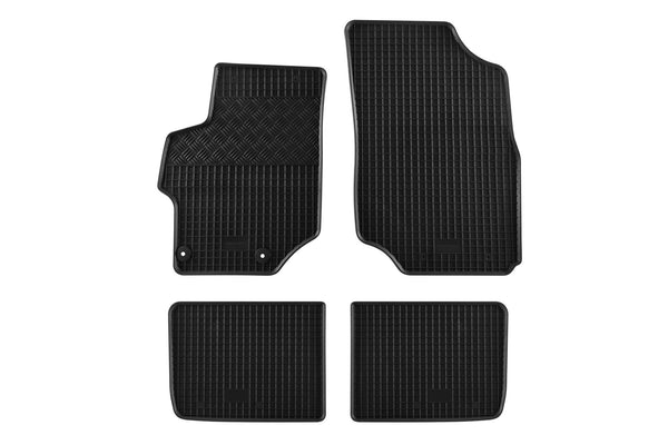 Covorașe din cauciuc Rigum pentru Peugeot 301 (2012+) - 4 părți, negru