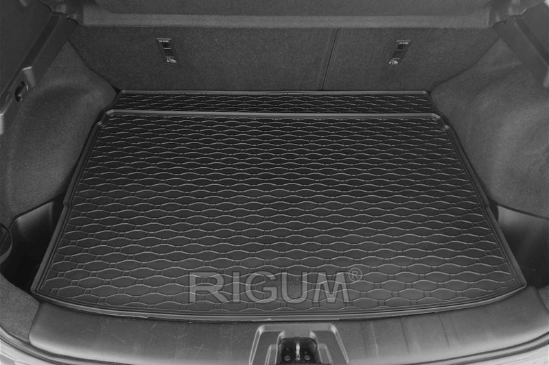 Covoraș de portbagaj din cauciuc Rigum pentru Nissan Qashqai (2014-2021) poziția superioară sau inferioară a portbagajului