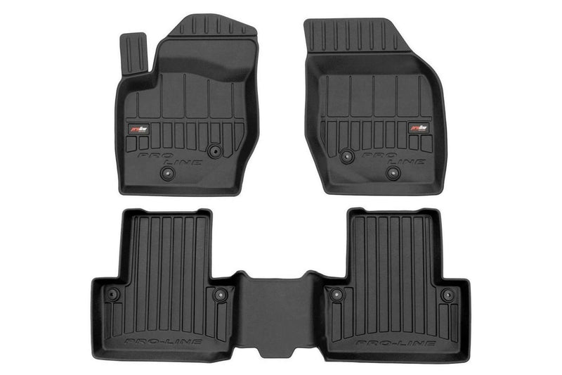 3D гумени стелки Frogum за Volvo XC90 (2003–2014) – 3 броя, черни