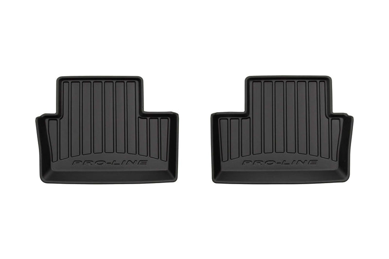 3D Гумени стелки Frogum за Mitsubishi Colt хечбек (2023+) – 4 части, черни