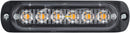 6 Led Аварийна Лампа Жълта Блиц Светлина Мигаща 4 Броя с Контролер 8 Режима На Работа 12V - Avtozona