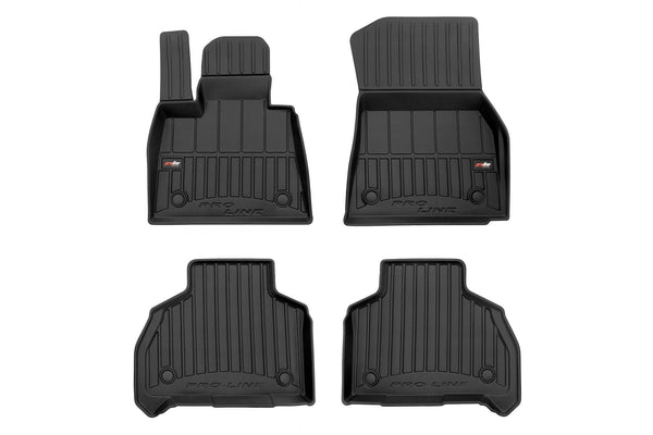 3D Гумени стелки Frogum за BMW X7 G07 (2018+), със 7 места, 4 части, черни