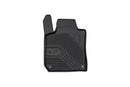 2.5D Rubber insoles Frogum №77 pentru Peugeot 308 (2013-2021), 4 părți, negru
