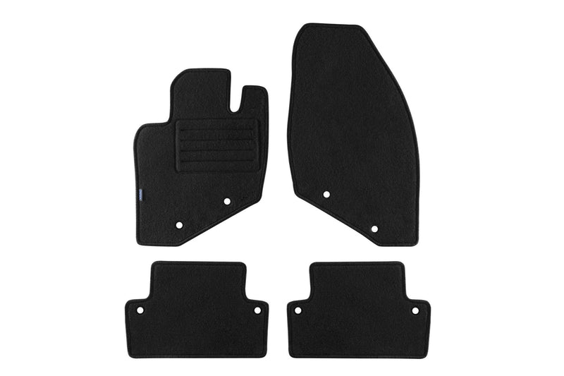 Covorașe Petex pentru Volvo S60 (2000-2010), Rex, 4 părți, negru, prindere B158