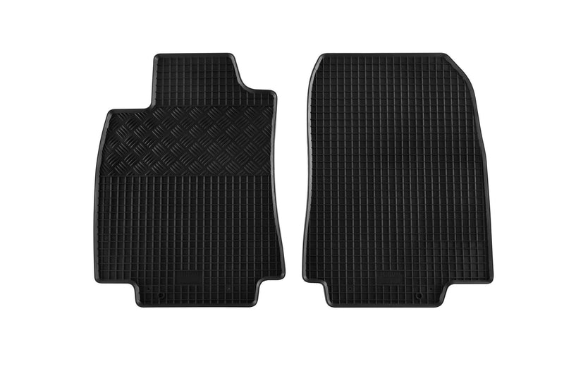 Гумени стелки Rigum за Nissan Tiida хечбек/седан (2007+), 4 части, черни