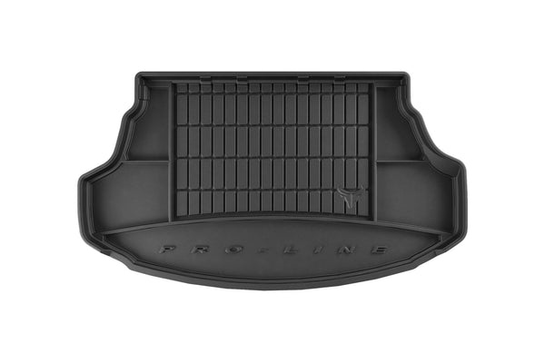 Frogum Rubber Trunk Mat pentru Lexus UX (2018+) pentru poziția superioară a portbagajului, cu locașuri laterale, cu unelte