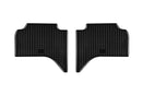 Гумени стелки Rigum за Mitsubishi L200 (2015+/2019+), 4 части, черни