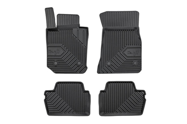 2.5D Гумени стелки Frogum №77 за BMW Серия 2 G42 Купе (2021+), 4 части, черни