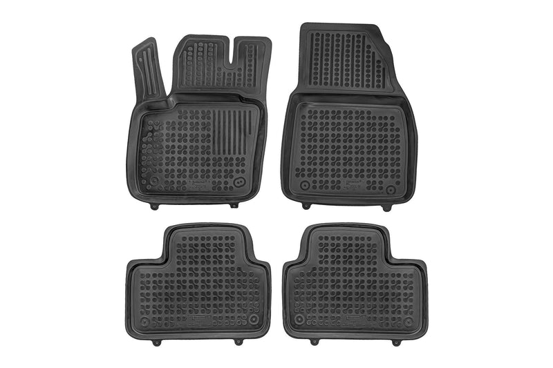 Гумени стелки Rezaw-Plast за Volvo XC40 Recharge (2022+), 4 части, черни