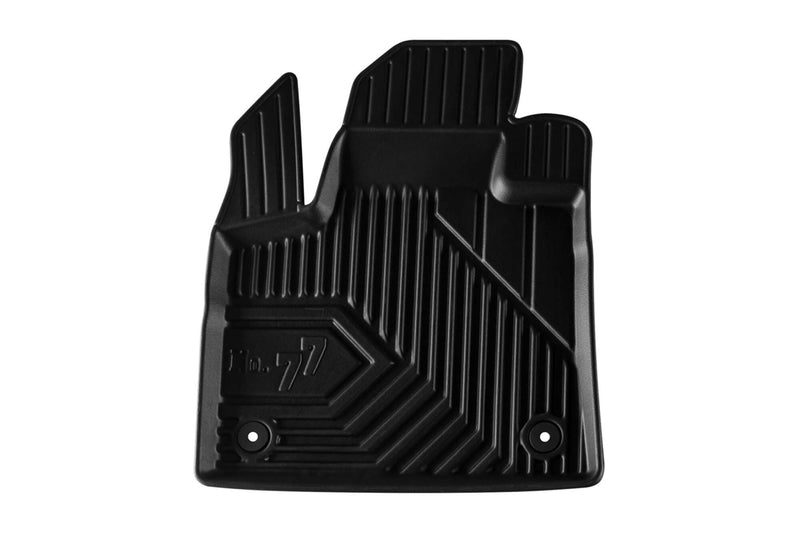 2.5D Covorașe de cauciuc Frogum model №77 pentru Peugeot 5008 (2017 +), 3 bucăți, negru