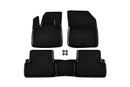 Covorașe din cauciuc Rezaw-Plast pentru Peugeot 3008 (2016+), 3 părți, negru