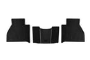Гумени стелки Rigum за Nissan Navara с тунел (2016+), комплект 5 части, черни
