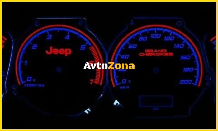 Плазмени циферблати за табло за JEEP GRAND CHEROKEE (99-01) - Avtozona