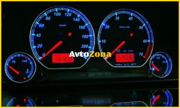 Плазмени циферблати за километраж VW POLO 6N (94-99) - Avtozona