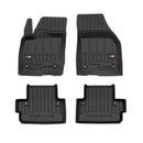 Frogum 3D Rubber Insoles pentru Volvo S40 II (2004-2012), 4 bucăți, negru