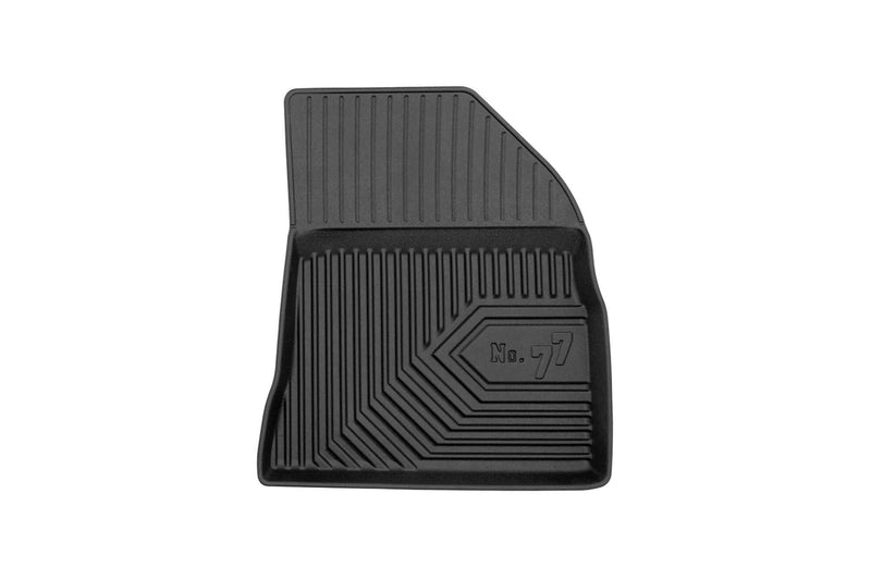 Covorașe de cauciuc 2.5D Frogum No 77 pentru Peugeot 3008 (2009-2016), 3 bucăți, negru