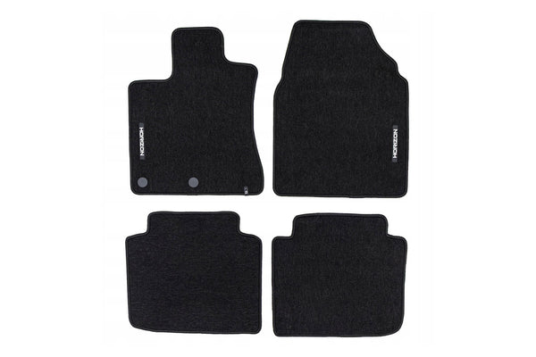 Мокетни стелки Frogum Horizon за Nissan Qashqai (2006–2013), 4 части, черни