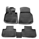 3D гумени стелки Stingray за BMW X3 (G01) (2017+), 4 части, черни