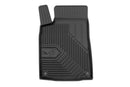 Covorașe de cauciuc 2.5D Frogum No 77 pentru Peugeot 607 (1999-2010), 4 părți, negru