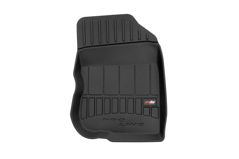 3D Гумени стелки Frogum за Peugeot 208 (2012–2019), 4 части, черни