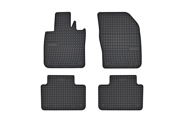 Гумени стелки Frogum за Volvo V60 (2018+), комплект 4 части, черни