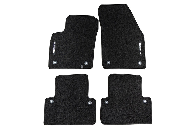 Covorașe Frogum Horizon pentru Volvo S40 (2004-2012), 4 bucăți, negru