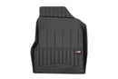 3D Гумени стелки Frogum за Nissan Murano Z51 (2009–2014), 3 части, черни