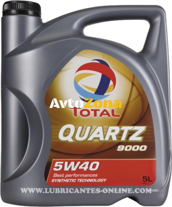 TOTAL- 5W40-QUARTZ 9000 -5л. - Avtozona