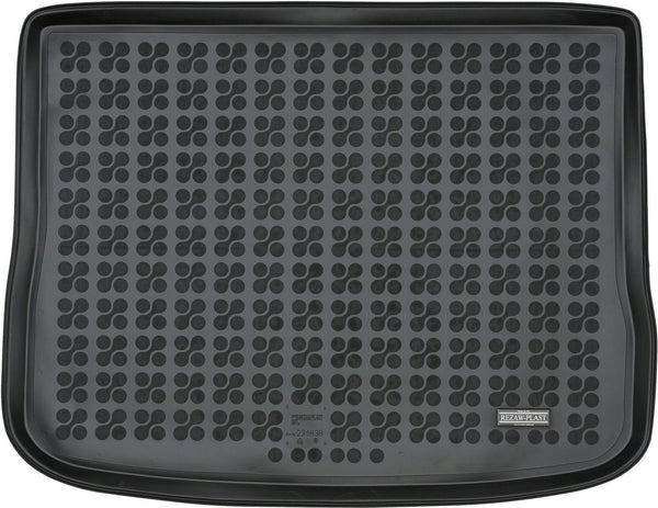 Covoraș de portbagaj Rezaw-Plast pentru Volkswagen Tiguan I SUV (2007-2017) - 5 locuri, cu roată de rezervă (dimensiune completă)