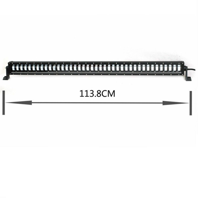 9D 114 СМ Led Bar Лед Бар Hi/Lo Kъси Дълги Водоустойчив Удароустойчив 12V 24V 25600 LМ 320W С Лупи Off-Road Лед Бар За Джип ATV - Avtozona