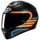 Каска HJC C10 Lito Black/Orange/Blue - Avtozona