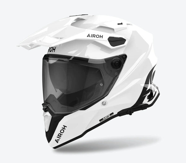 Каска AIROH COMMANDER 2 WHITE GLOSS - Avtozona